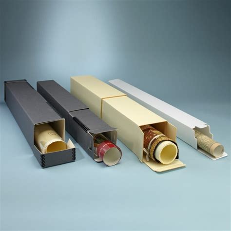 metal edge telescoping chipboard boxes|Variable Length Single Roll Storage Boxes .